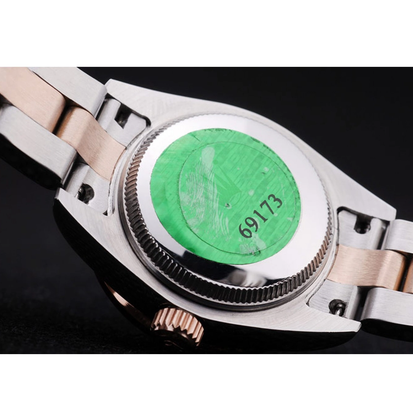 Aaa replica watch Brown Gold 7475 Diamonds Dial Rolex Bezel Datejust Rose Polished 0531